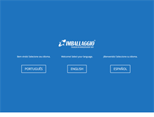 Tablet Screenshot of imballaggio.com.br