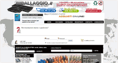 Desktop Screenshot of imballaggio.it